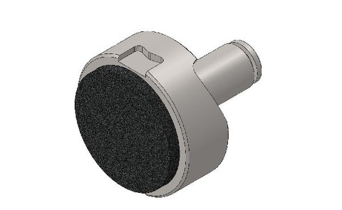 Brake Pad with Notched Piston- Delfino LEFT